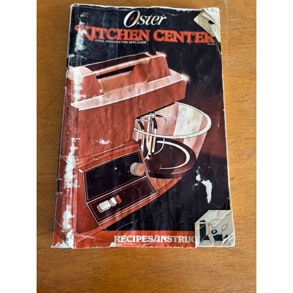 Vintage 1987 Kitchen Center Recipes, Instructions Book - Blender Recipes, Retro